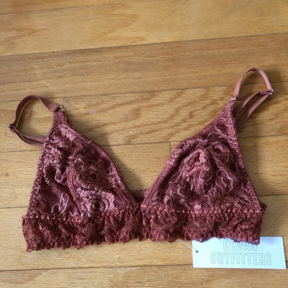 Urban Outfitters Mauve Lace Bralette